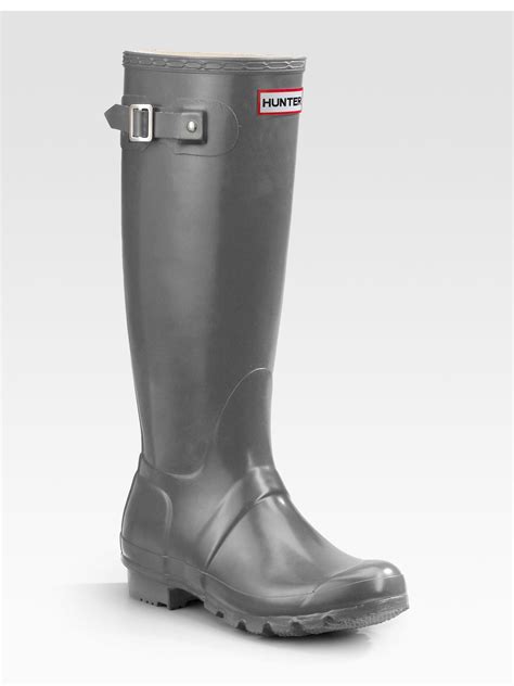 Lyst Hunter Original Gloss Rainboots In Black