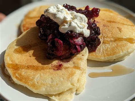 Homemade Blueberry Pancakes Rfood