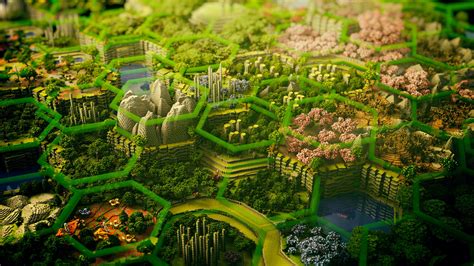 Enormous Beautiful Minecraft Map Took 400 Hours To Build Kotaku