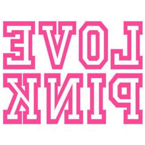 Love Pink Vs Victoria Secret Lettering Createmepink