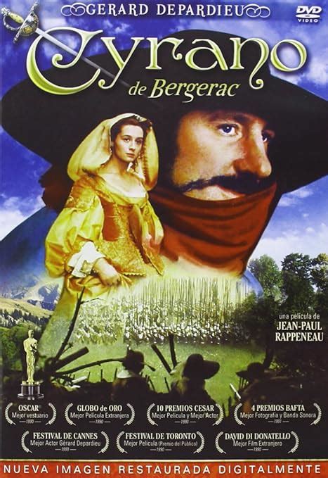 Cyrano De Bergerac Dvd Remasterizado Amazones Gerard Depardieu