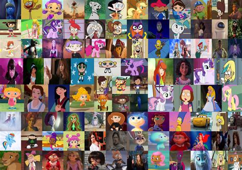 My Favourite Female Characters Collage By Geononnyjenny On Deviantart