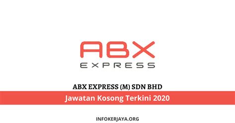 Abx express has 75 offices in malaysia providing worldwide logistic services. Jawatan Kosong ABX Express (M) Sdn Bhd • Jawatan Kosong ...