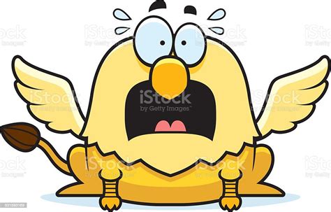 Scared Cartoon Griffin Stock Illustration Download Image Now Istock