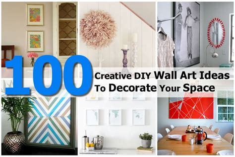 Diy projects, craft ideas and diy crafts home. 100 Creative DIY Wall Art Ideas To Decorate Your Space