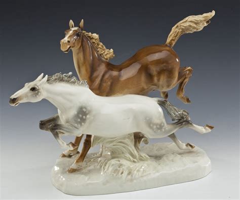 Hutschenreuther Galloping Horse Porcelain Figurine Feb 15 2015