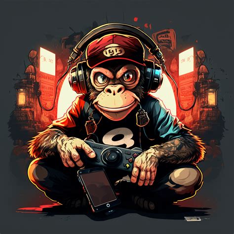 Nft Monkey Gamer By Wizardmusic7 On Deviantart