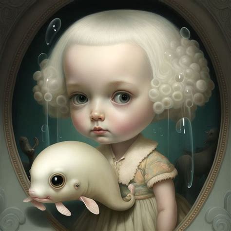 Symbolic Art Fairy Paintings Mark Ryden Big Eyes Art Vintage