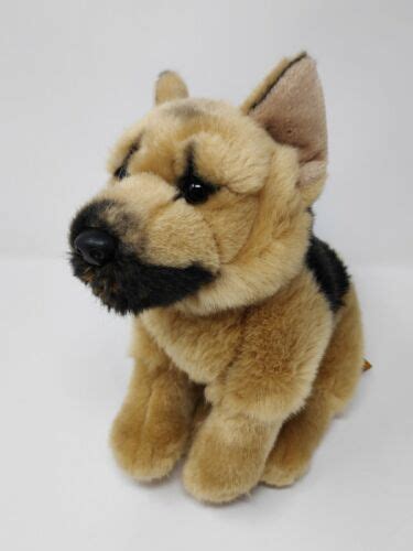 Living Nature German Shepherd Alsatian Dog Soft Plush Toy Ebay