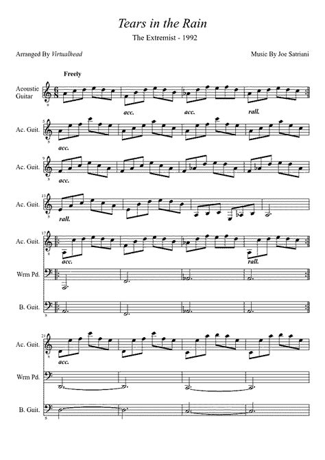 Partitura De Joe Satriani