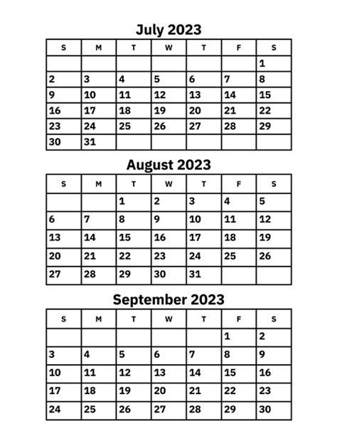 June And July 2023 Calendar Get Calendar 2023 Update
