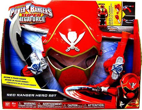Power Rangers Super Megaforce Red Ranger Hero Set Roleplay Toy Bandai