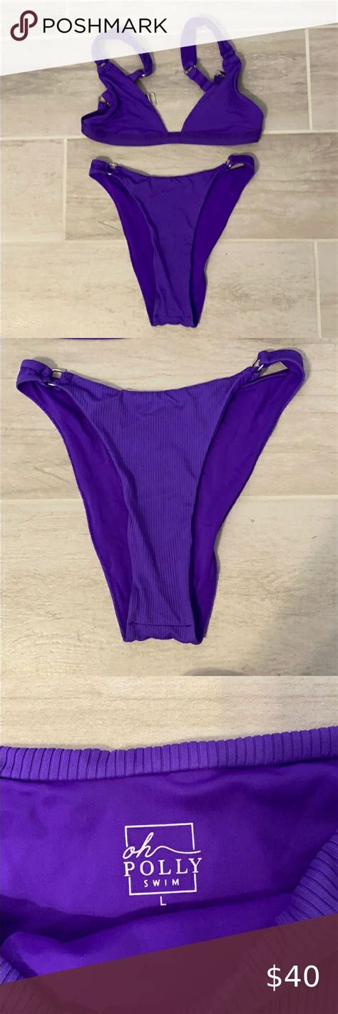 oh polly purple bikini set purple bikini purple bikini set bikinis