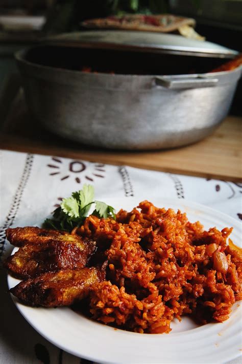 Jollof rice is a spicy african rice dish that cooks in one pan, uses lots of veg and can be a veggie main or a side to some simply baked chicken. Our Family's Jollof Rice Recipe