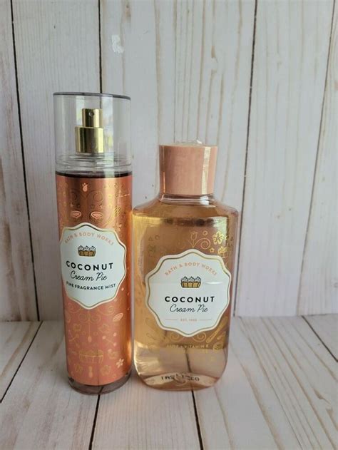 Bath And Body Works Coconut Cream Pie Shower Gel And Fine Fragrance Mist Ebay Bath And Body