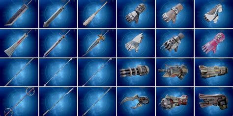 Final Fantasy Vii Remake Every Weapon In The Game And Where To Find Them