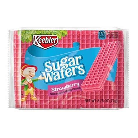 Keebler Strawberry Sugar Wafers Cookies Pack Of Kroger