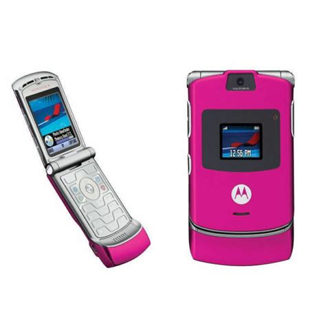 Motorola Razr Flip Phone Pink