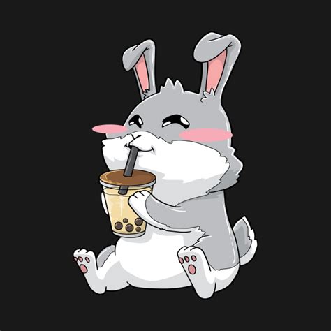 Bunny Bubble Tea Boba Drink Kawaii Bunny T Shirt Teepublic