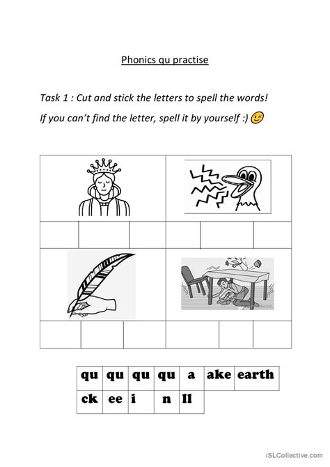 Phonics Practice Qu English Esl Worksheets Pdf Doc