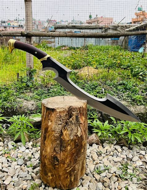 Egkh 20 Inches Blade Hand Forged Modern Kopis Sword 5160 Leaf Spring Of