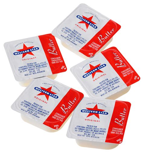 Western Star Minidish Butter Portions 48 Pack Padstow Food Service