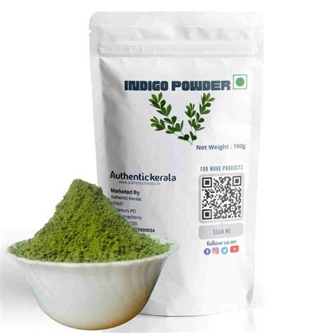Premium Indigo Powder G And Henna Powder G Combo Authentic Kerala