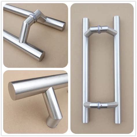 Rb 3283 Offset Double Sides H Type Stainless Steel Ladder Door Pull