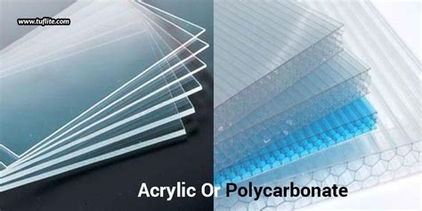 Polycarbonate And Acrylic Are Two Materials That Have Replaced Glass In