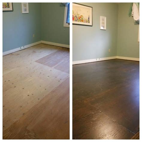 Plywood Subfloors Refinished Wood Filler Used In Cracks Floor Fully