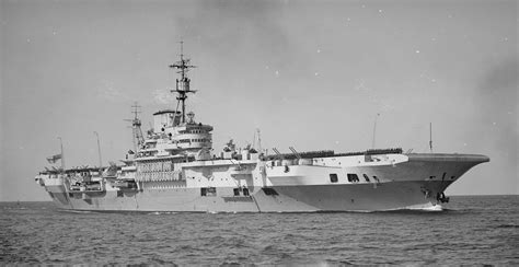 HMS Implacable Aircraft Carrier Built By Fairfield Shipbuilding And Royal Navy Aircraft