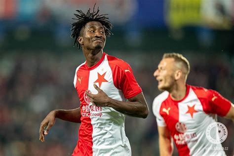 Olayinka, who has played once for the super eagles and barnabas, met and. Czech club, Slavia Prague Celebrate Olayinka's first time ...