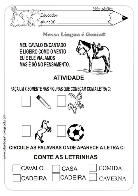 Atividade Língua Portuguesa Alfabeto Com Versos Ideia Criativa Gi