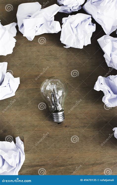 White Paper On The Table Stock Image Image Of Material 49470135