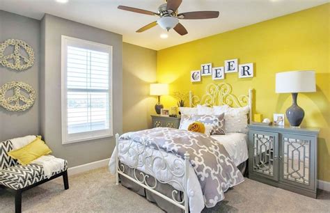 46 Cozy Grey And Yellow Bedrooms Decorating Ideas Yellow Bedroom