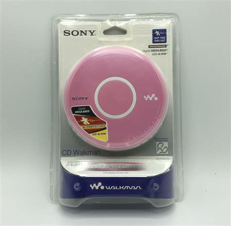 For Collectors Only Sony Dej011 Portable Walkman Cd Player Pink D