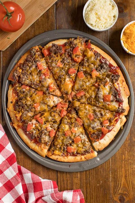 Cheeseburger Pizza Simply Stacie