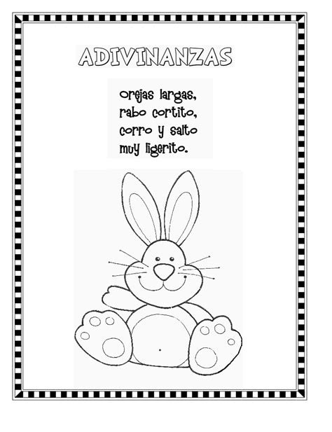 Recursos Y Actividades Para Educación Infantil Adivinanzas De Conejos