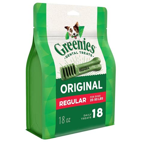 Greenies Original Dental Dog Chews Regular Baxterboo