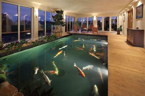 16 Amazing Fish Pond Designs In Your Home Must Be Tried Indoor Pond