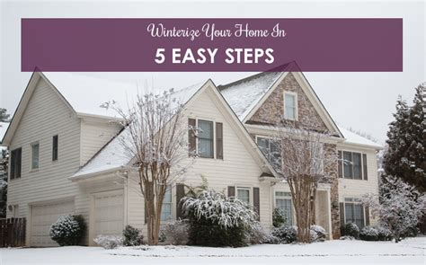 How To Winterize Your Home In 5 Easy Steps Berkshire Hathaway