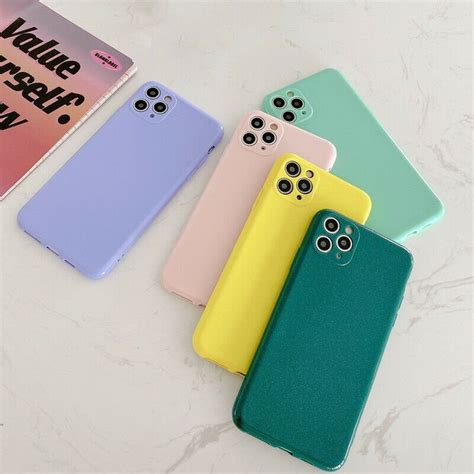 Coloured Silicone Iphone Case Iphone 11 Case Iphone Xr Case Etsy
