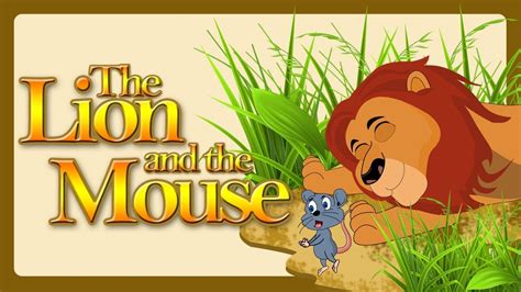 The Lion And The Mouse Short Stories Moral Story English Stories