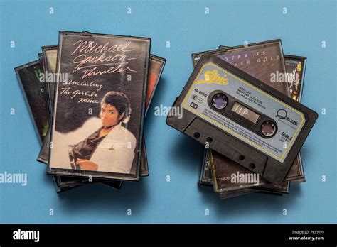 Cassette Audio Compact De Michael Jackson Thriller Album Avec Art