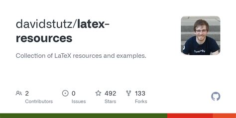 github davidstutz latex resources collection of latex resources and examples