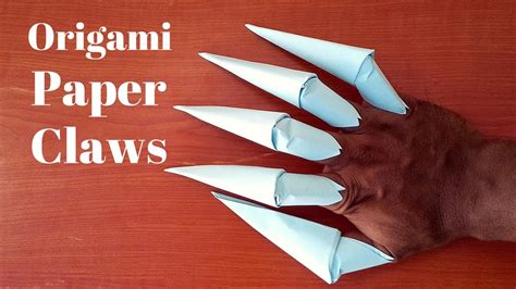 How To Make Origami Paper Claws By Origami Things Easy Tutorials