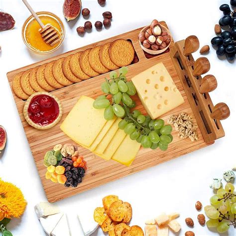 Fedigorlocn Multifunction 5 Piece Cheese Board Set Wayfair