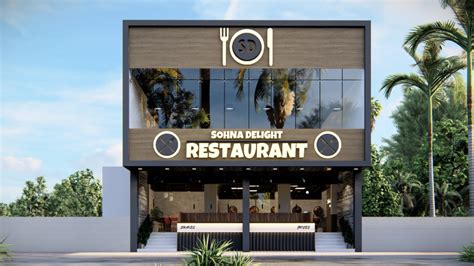 Front Elevation Designs For Restaurant Best Exterior Design