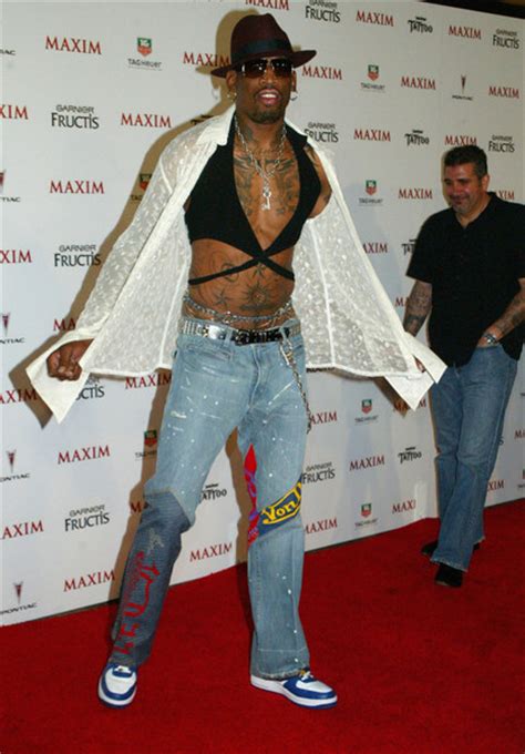 Dennis Rodman Iconic Hair And Outfits Fashionsizzle