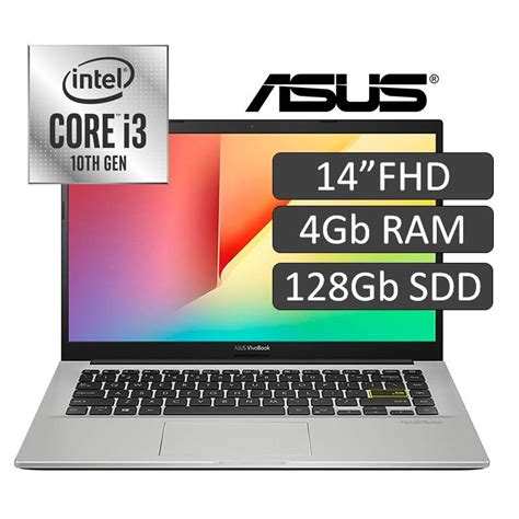 Laptop Asus Vivobook X413ja 211vbwb I3 1005g1 4gb Ram 128gb Ssd 14 Fhd